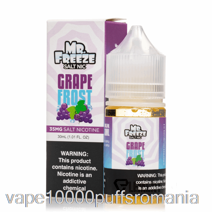 Vape Romania Grape Frost - Mr Freeze Sare - 30ml 50mg